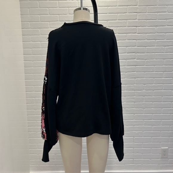 ZARA Patchwork Sequin Top - Picture 4 of 6